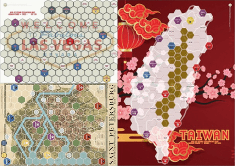 Coperta Age of Steam Expansion: Las Vegas, Saint Petersburg & Taiwan