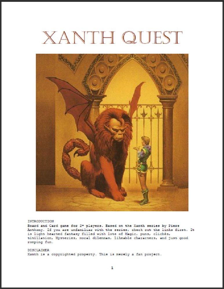 Xanth Quest doboz