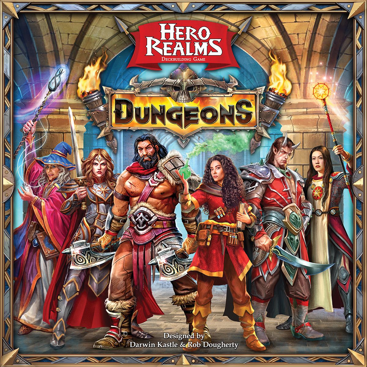 Hero Realms Dungeons box art