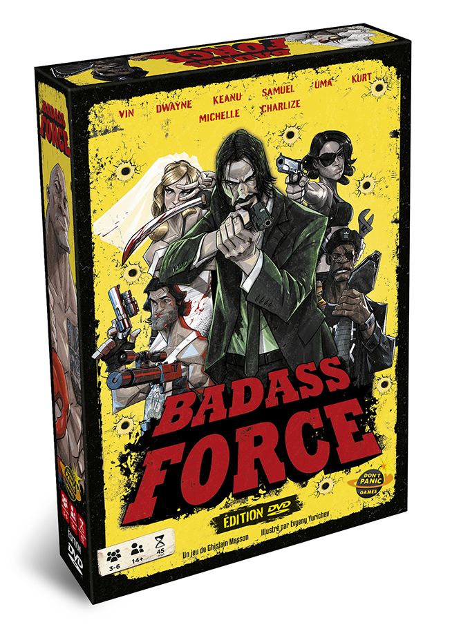 Badass Force: Édition DVD doboz