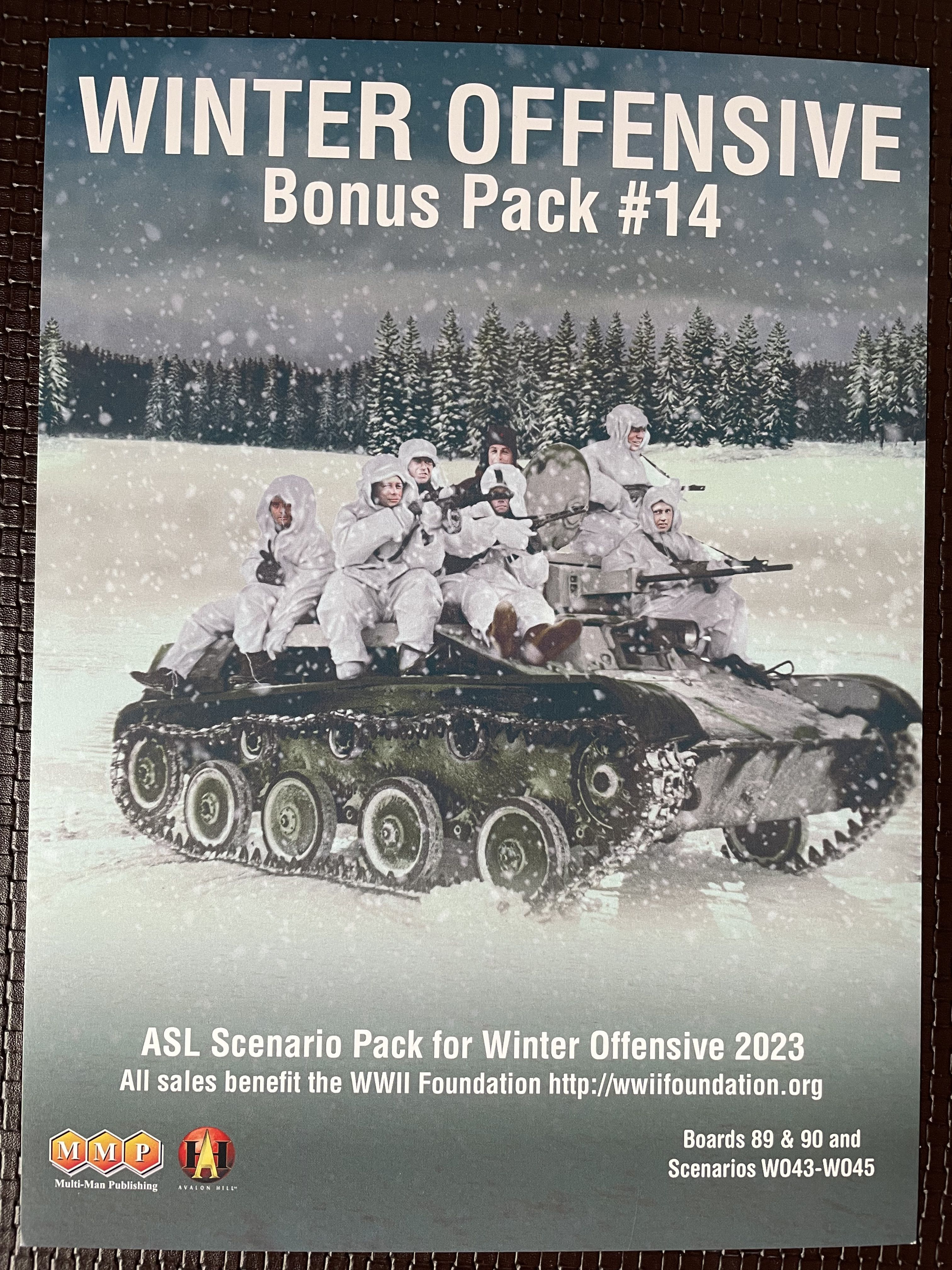 Winter Offensive Bonus Pack #14: ASL Scenario Pack for Winter Offensive 2023 doboz