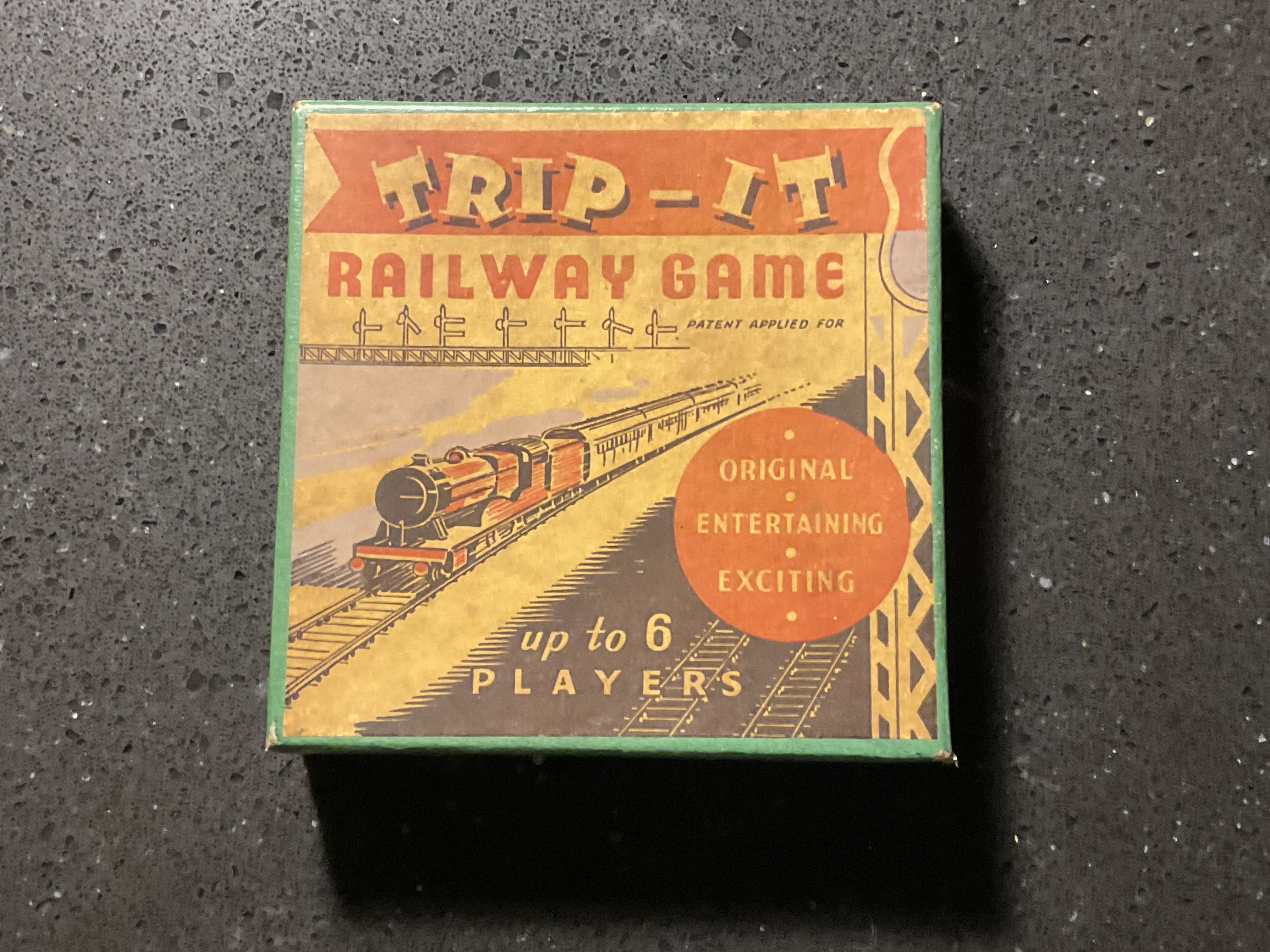 Trip-It Railway Game doboz