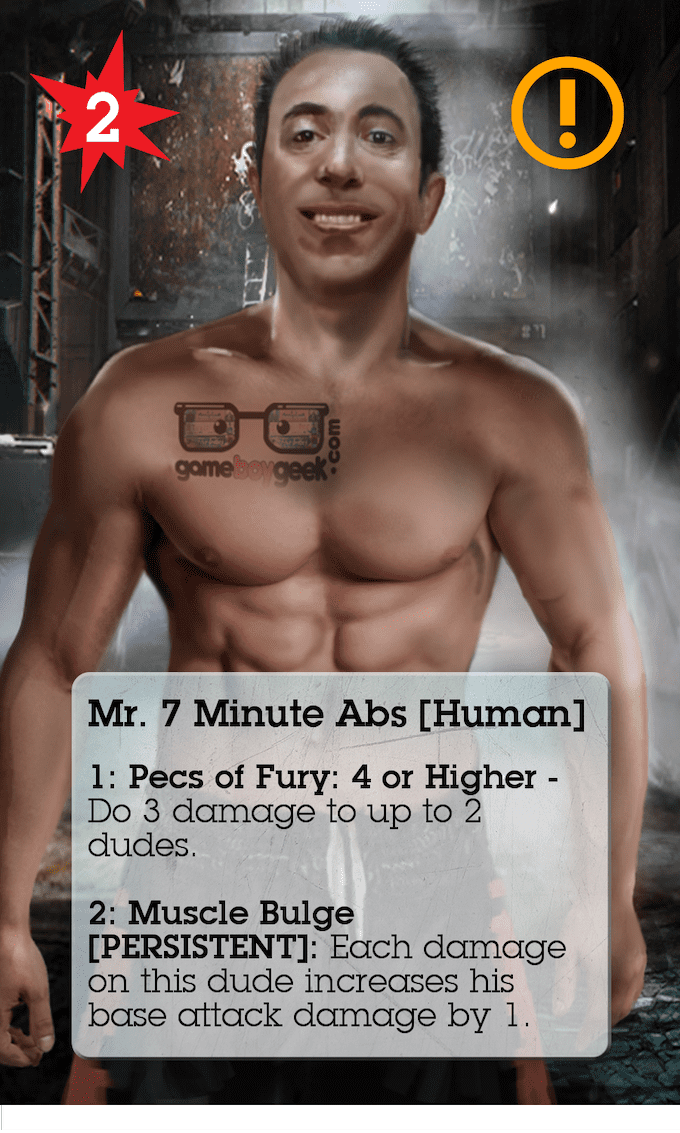 O.P. Arena: Mr. 7 Minutes Abs Promo Card doboz
