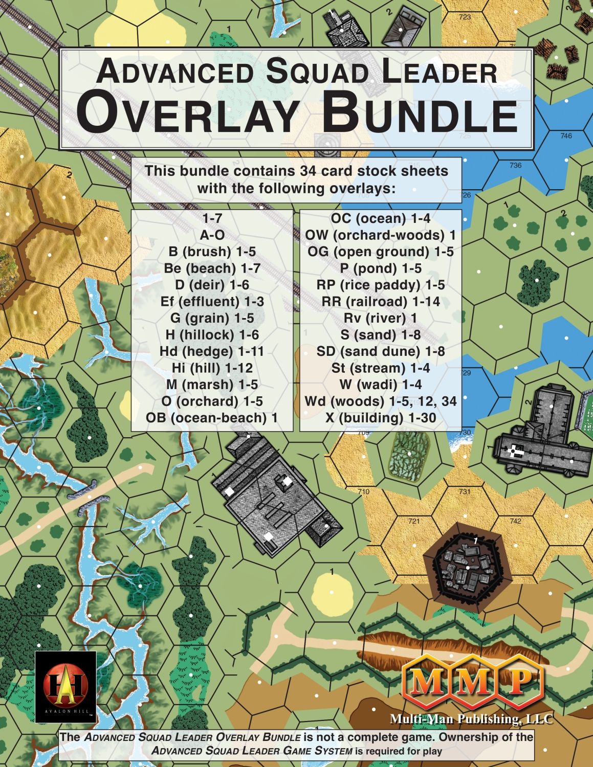 Coperta Advanced Squad Leader Overlay Bundle