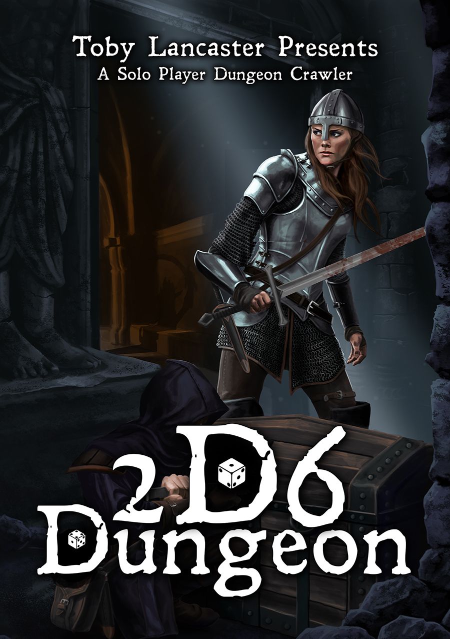 Coperta 2D6 Dungeon: A Dungeon Crawler