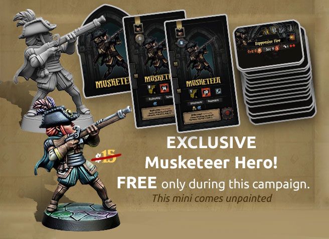 Darkest Dungeon: The Board Game – Musketeer Hero doboz