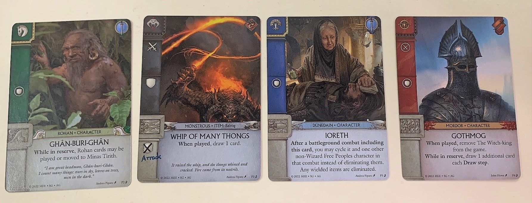 Coperta War of the Ring: The Card Game – Pre-Order Promo Cards