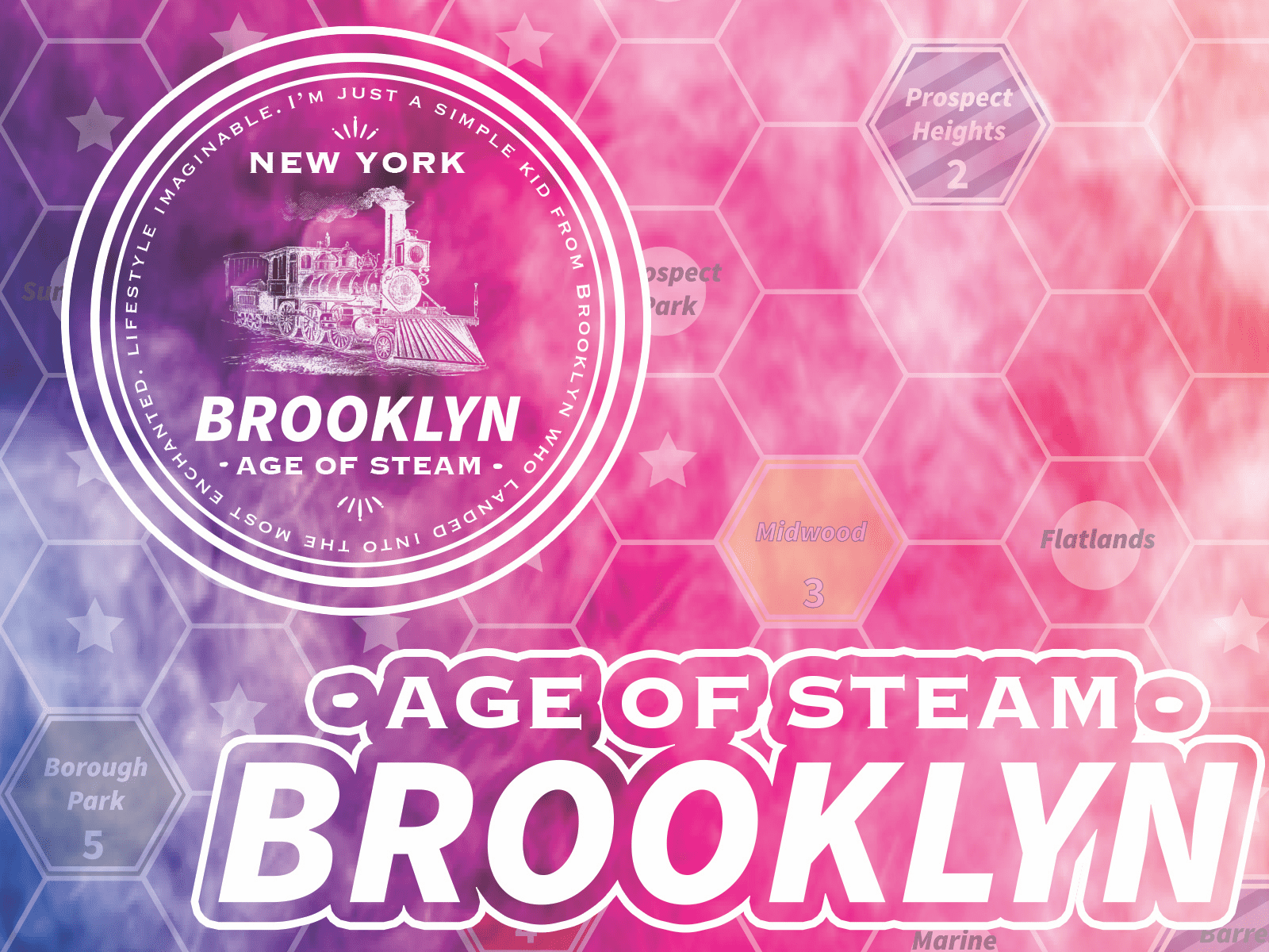 Age of Steam Expansion: Brooklyn box art