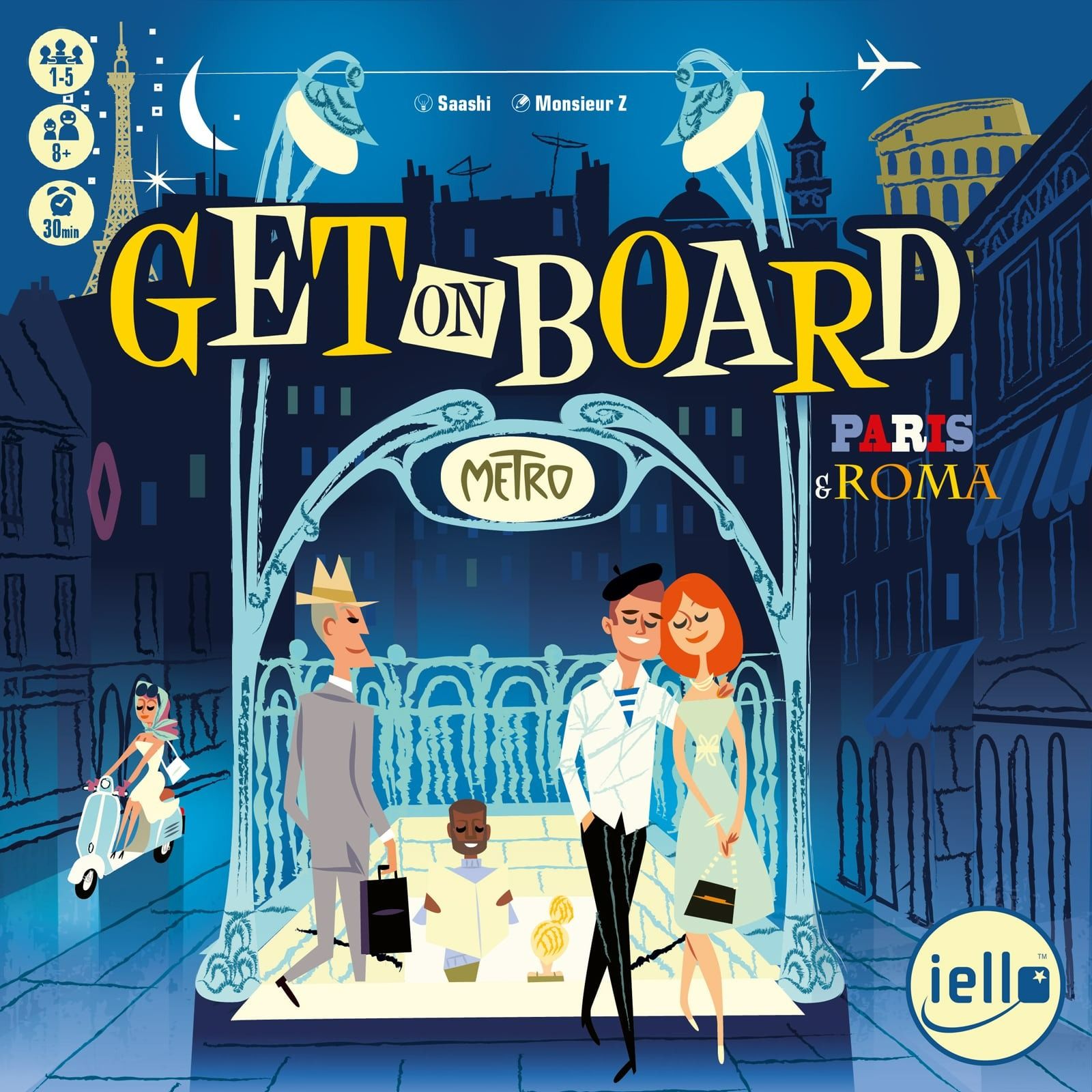 Coperta Get on Board: Paris & Roma
