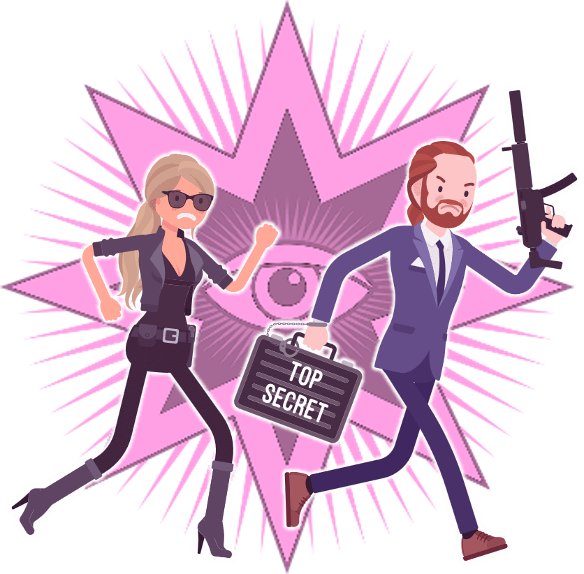 Agent Pink vs Omniscient box art
