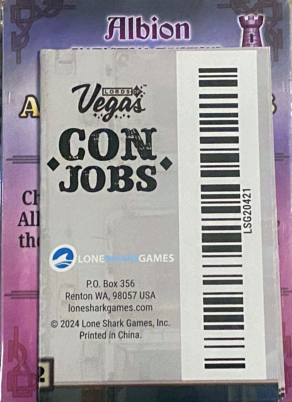 Lords of Vegas: Con Jobs box art