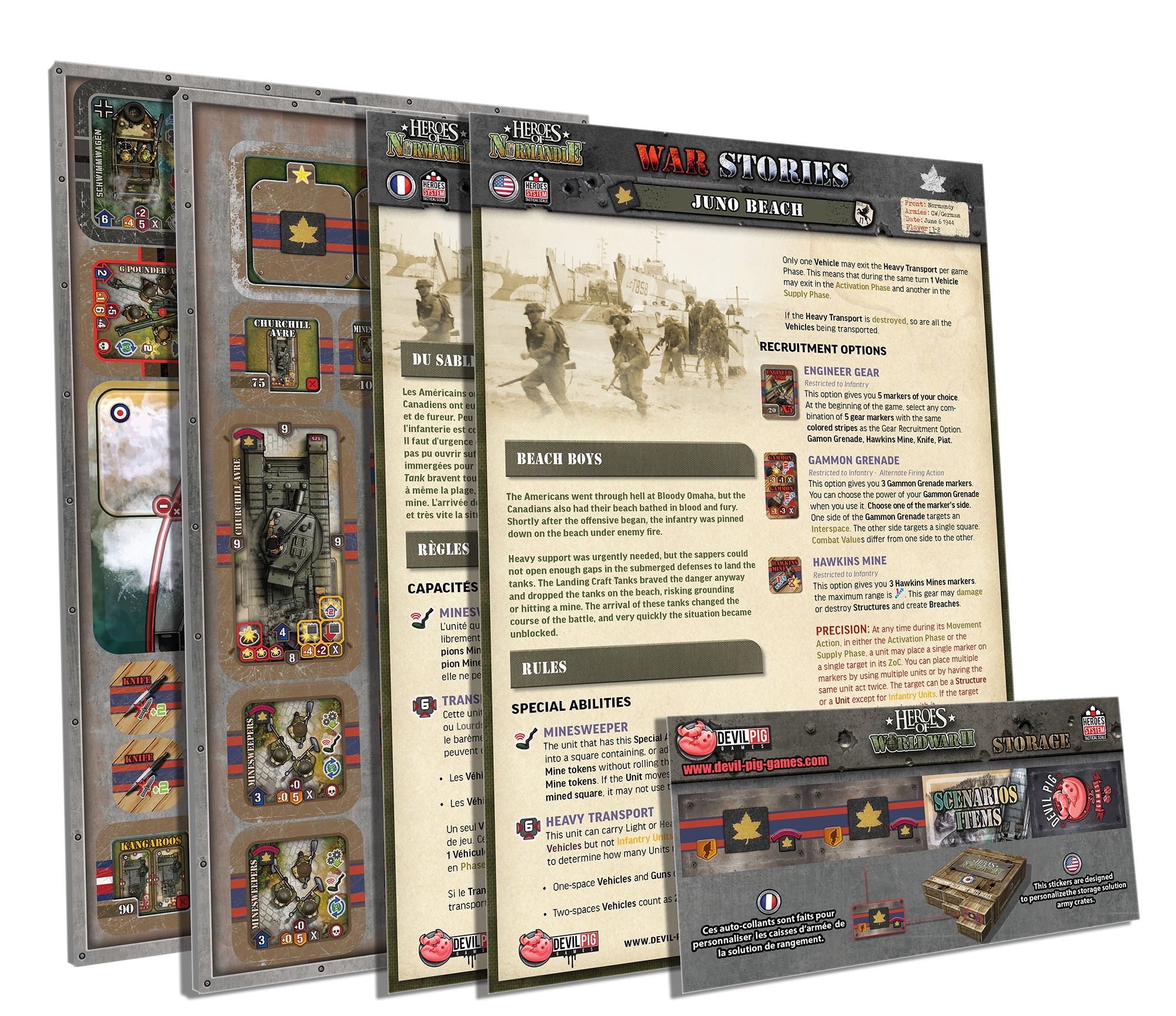 Heroes of Normandie: War Stories #03 – Juno Beach box art