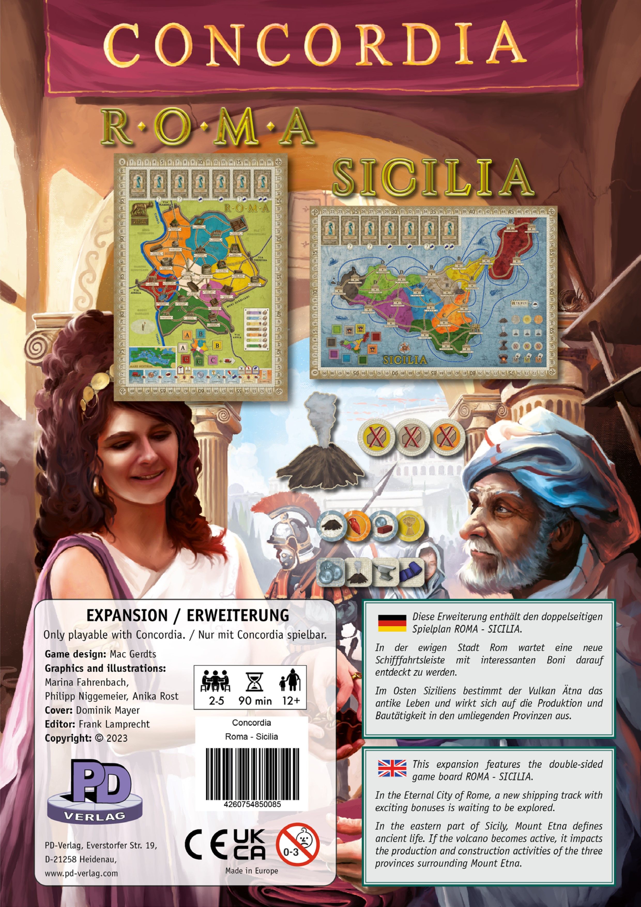 Coperta Concordia: Roma / Sicilia