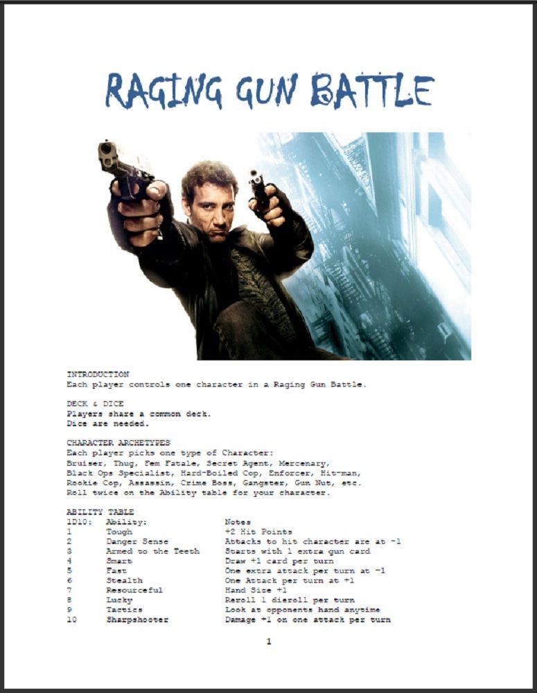 Raging Gun Battle doboz
