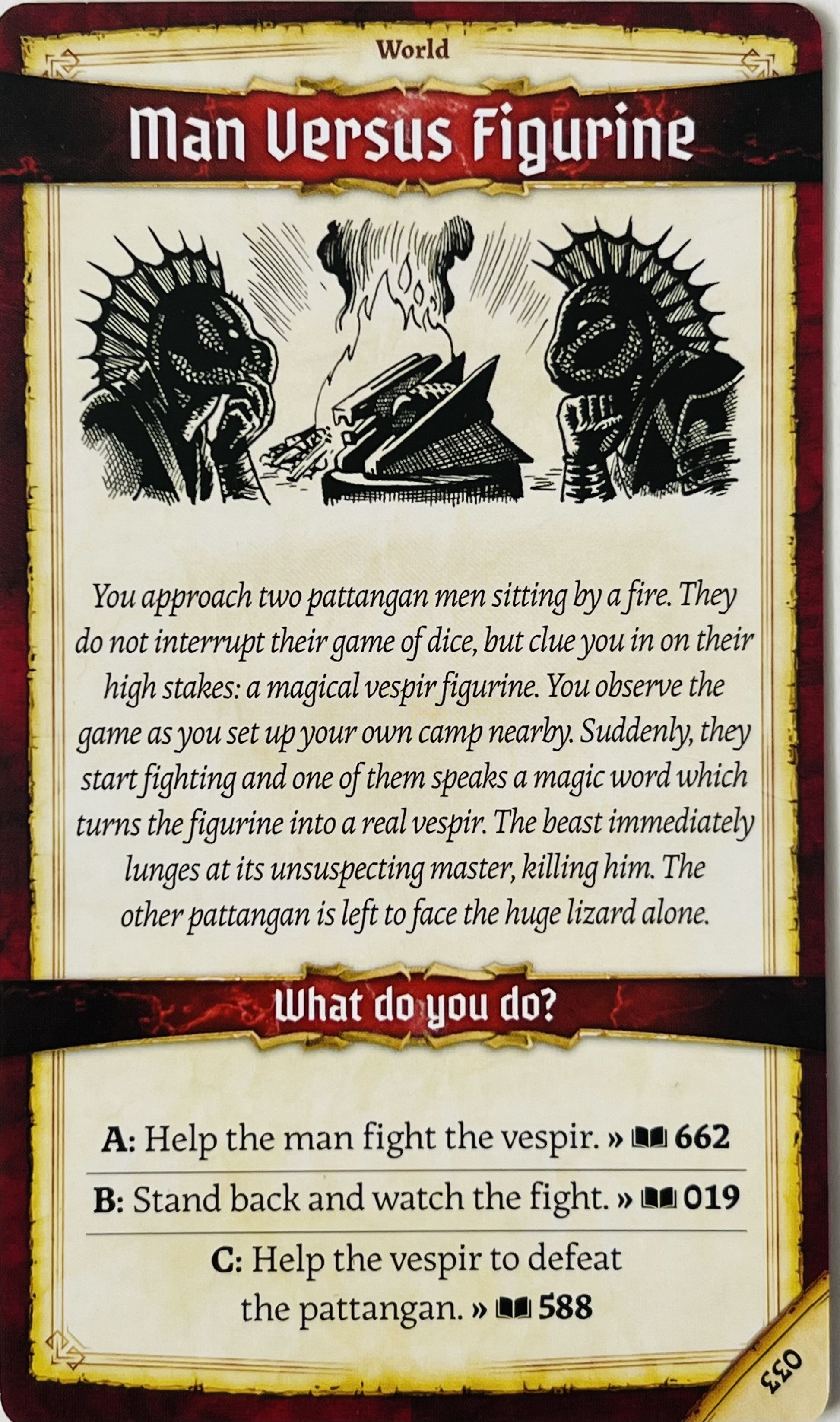 Agemonia: Man Versus Figurine Promo Card doboz