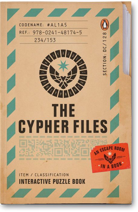 The Cypher Files: An Escape Room… in a Book! box art