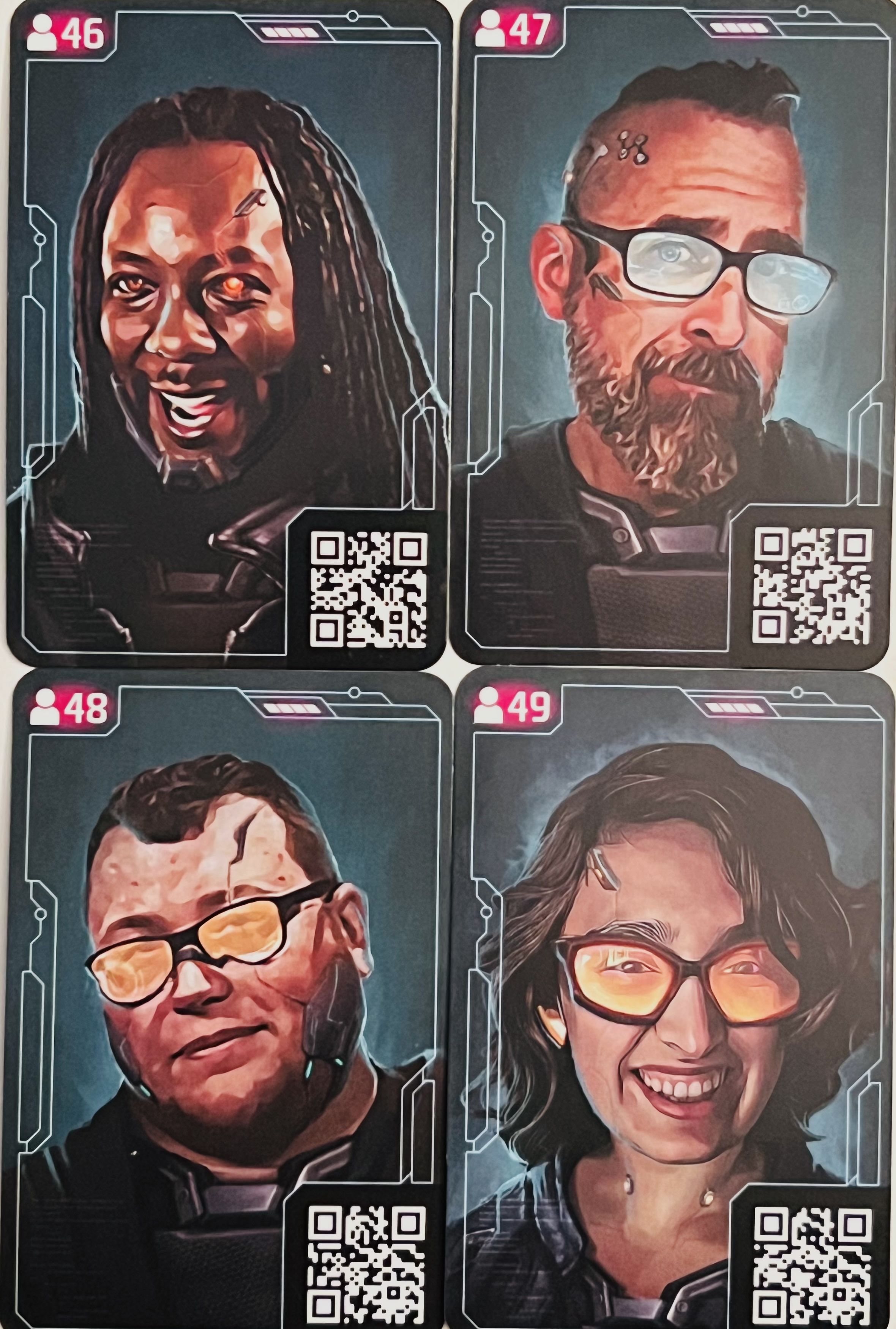Chronicles of Crime: 2400 – Man vs. Meeple 2022 Promo Cards doboz