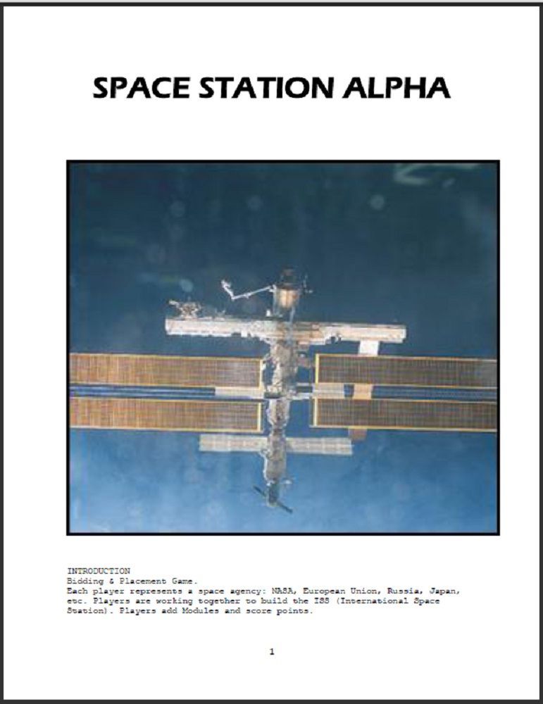 Space Station Alpha doboz