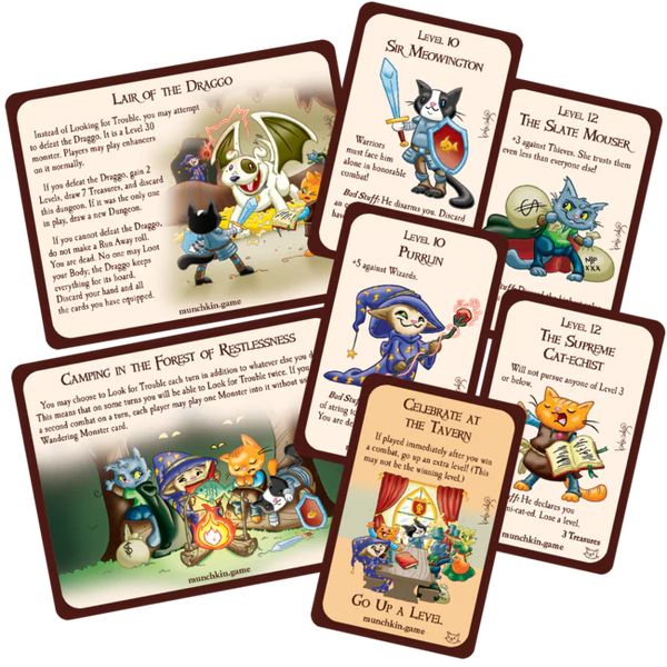 Coperta Munchkin Kitten Adventurers
