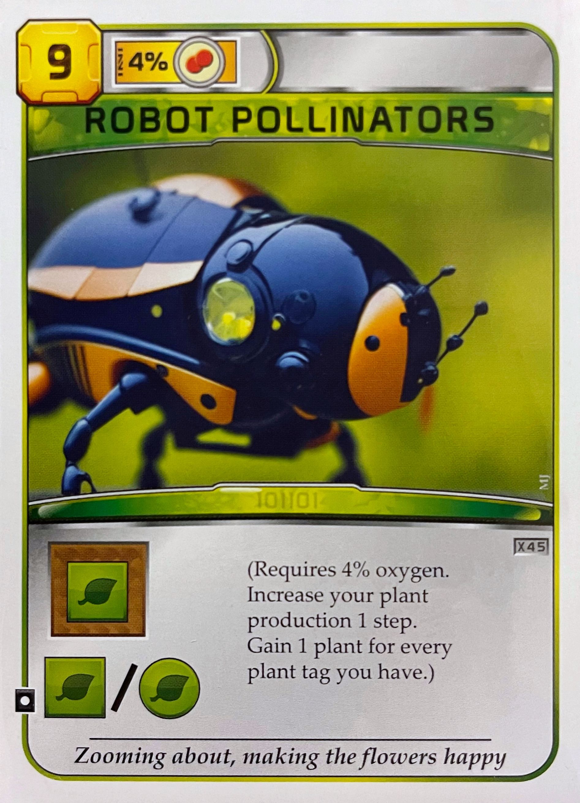 Terraforming Mars: Robot Pollinators Promo Card box art