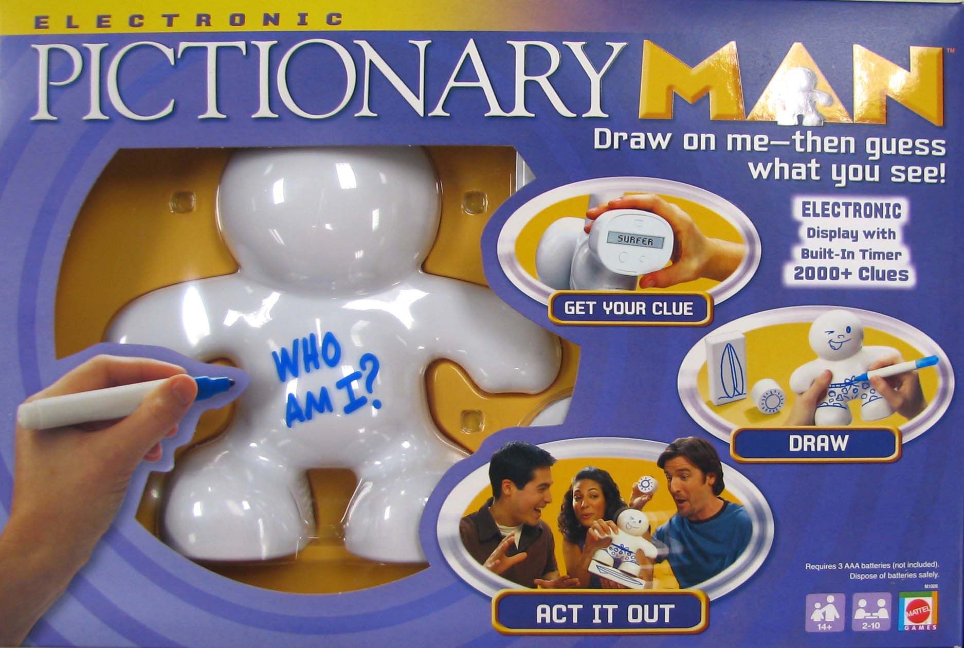 Electronic Pictionary Man doboz