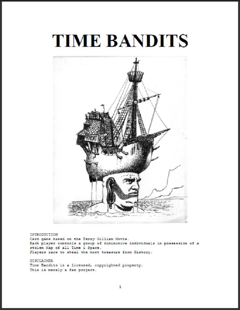 Time Bandits box art