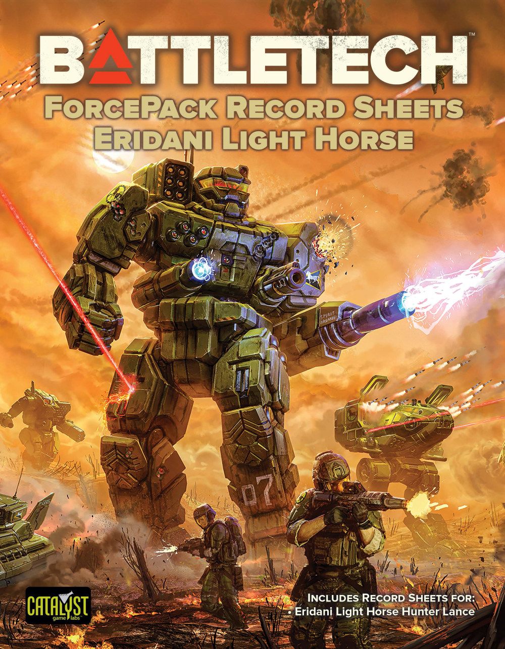Battletech: Force Packs Record Sheets – Eridani Light Horse box art