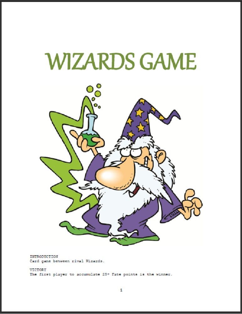 Coperta Wizards Game