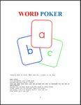 Word Poker