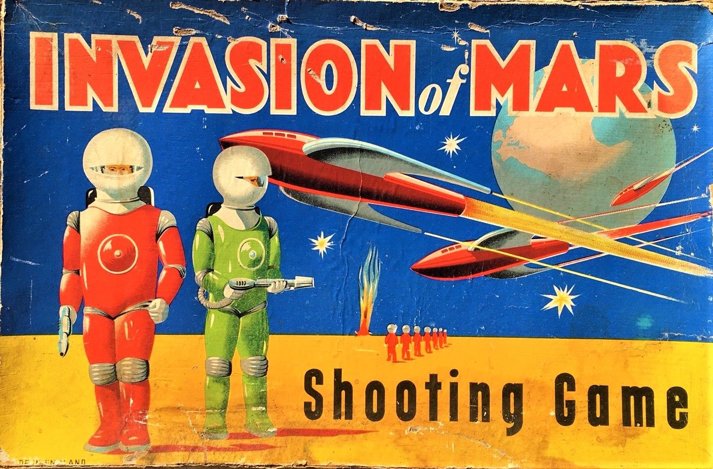 Invasion of Mars Shooting Game box art