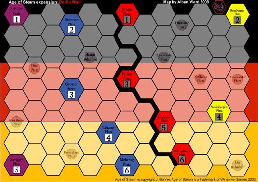 Coperta Age of Steam Expansion: Washington DC and The Berlin Wall