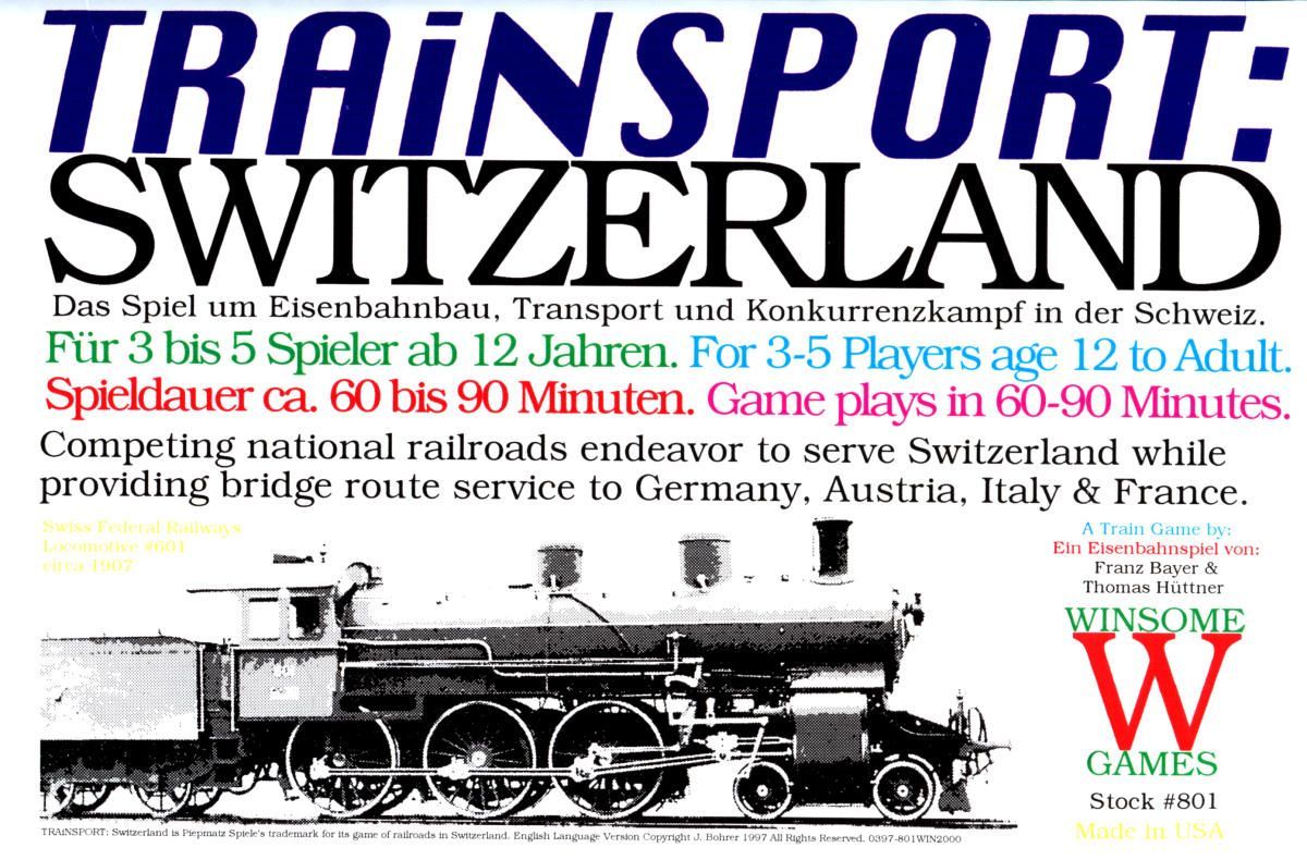 Trainsport: Switzerland doboz