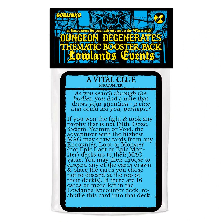 Dungeon Degenerates: Lowlands Events box art