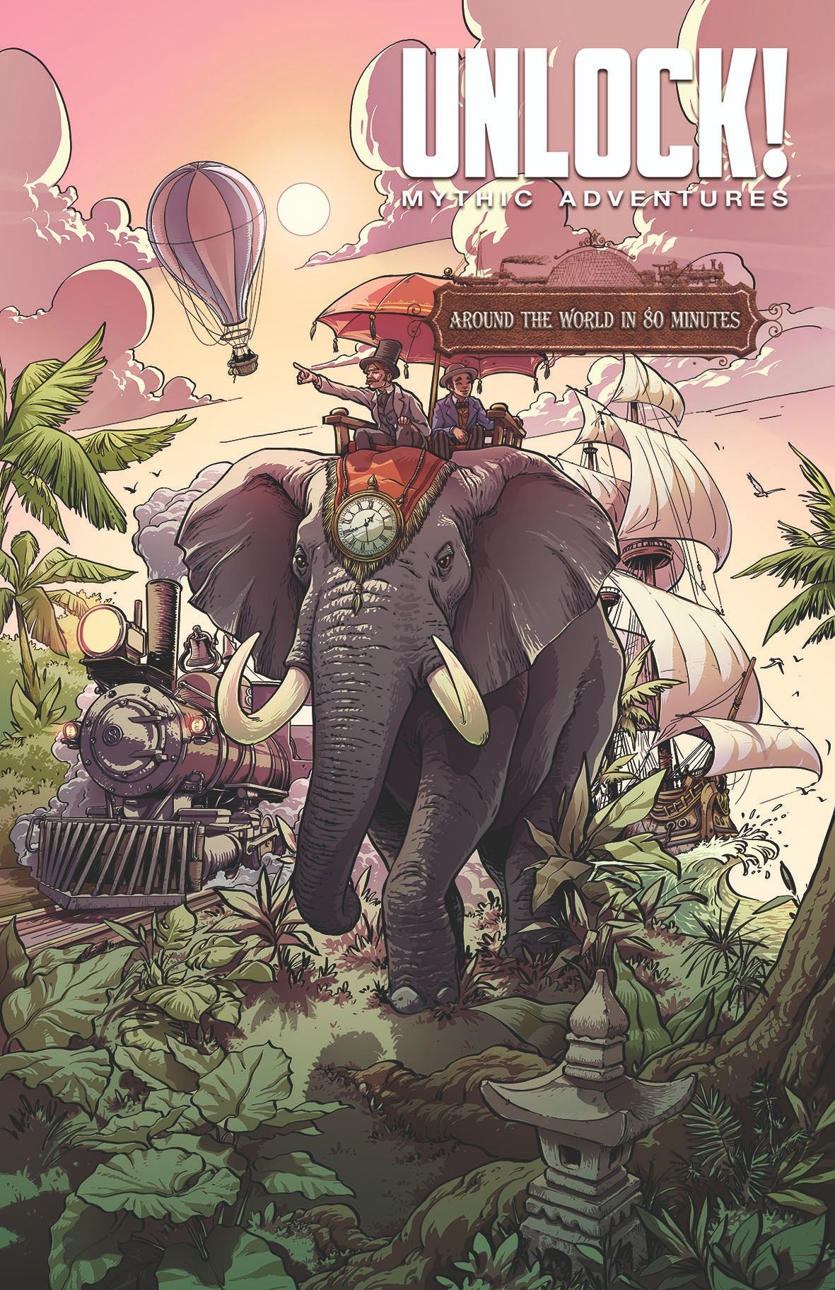 Coperta Unlock! Mythic Adventures: Around the world in 80 minutes