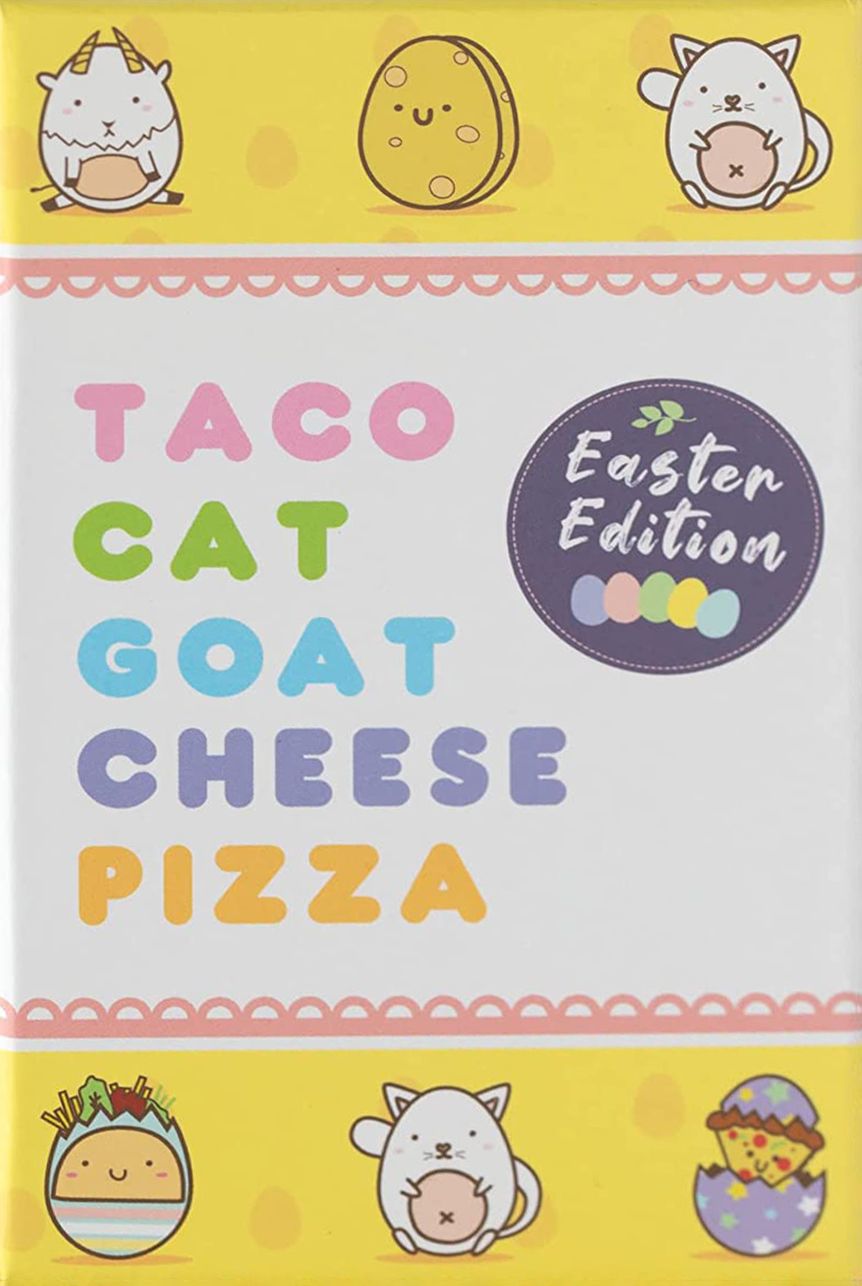 Taco Cat Goat Cheese Pizza: Easter Edition box art