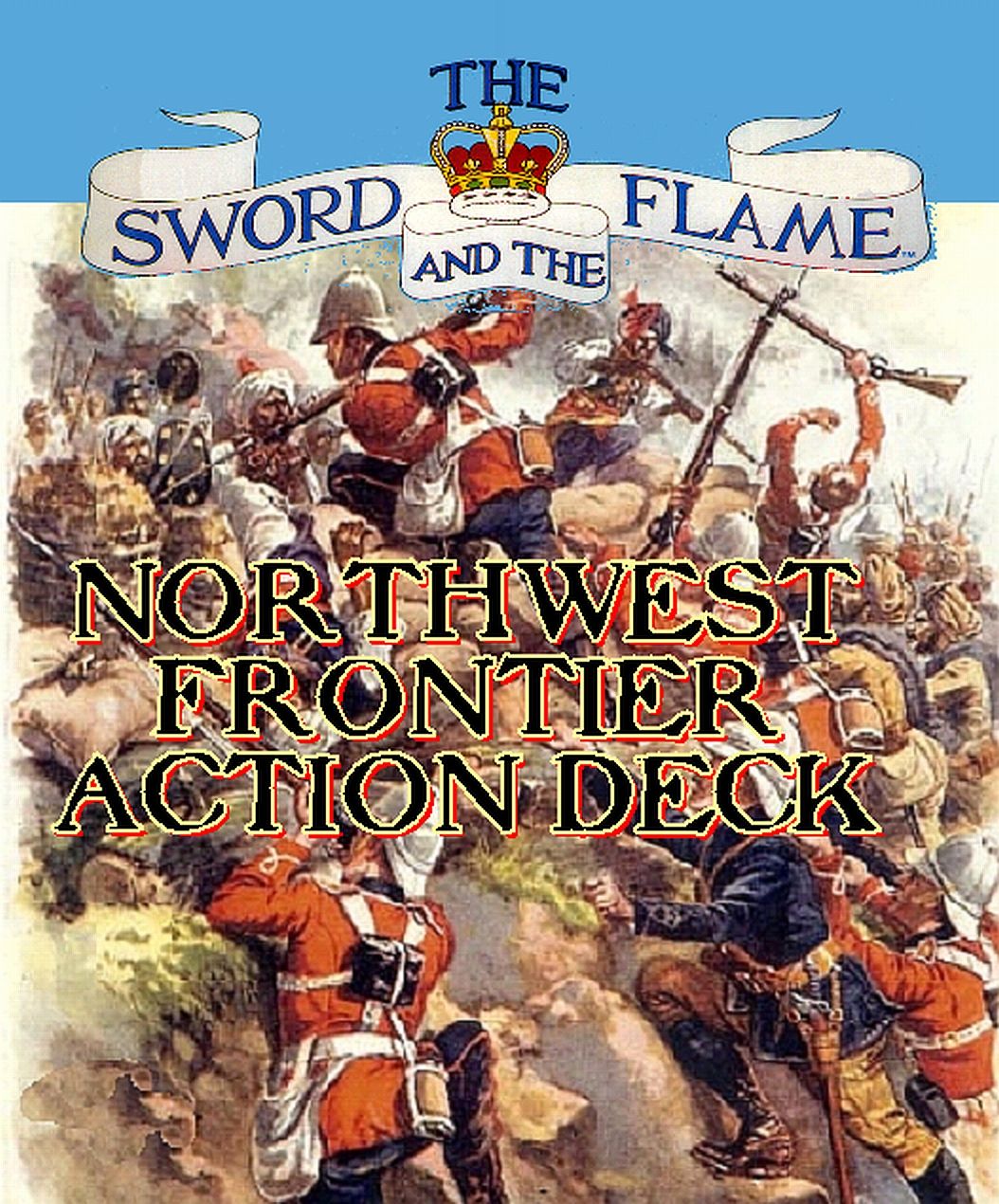 The Sword and the Flame: Northwest Frontier Action Deck box art