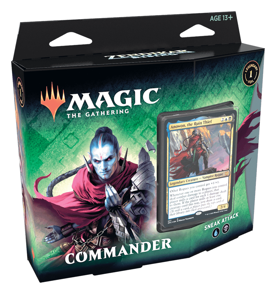 Magic: The Gathering – Zendikar Rising Commander: Sneak Attack doboz
