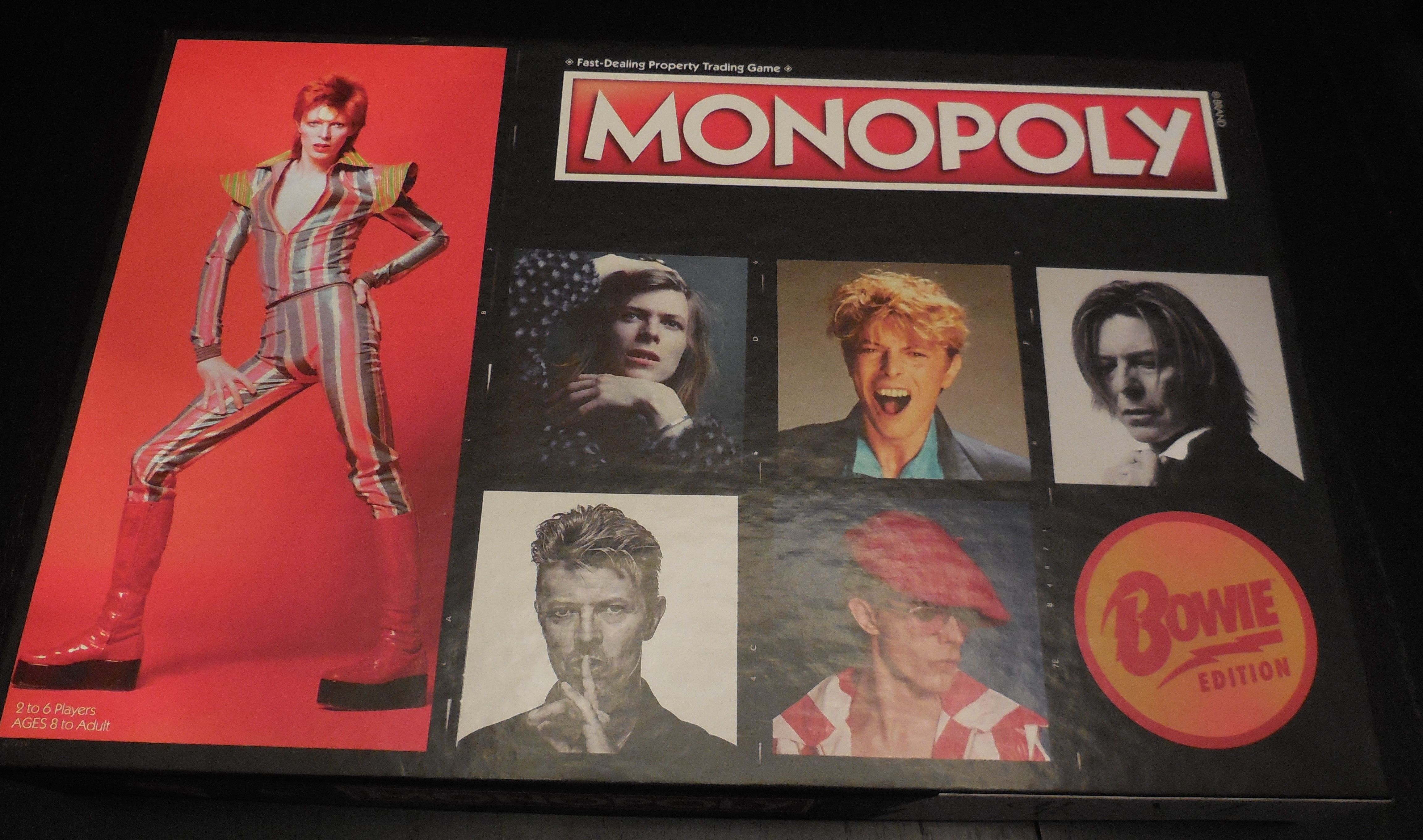 Monopoly: David Bowie box art