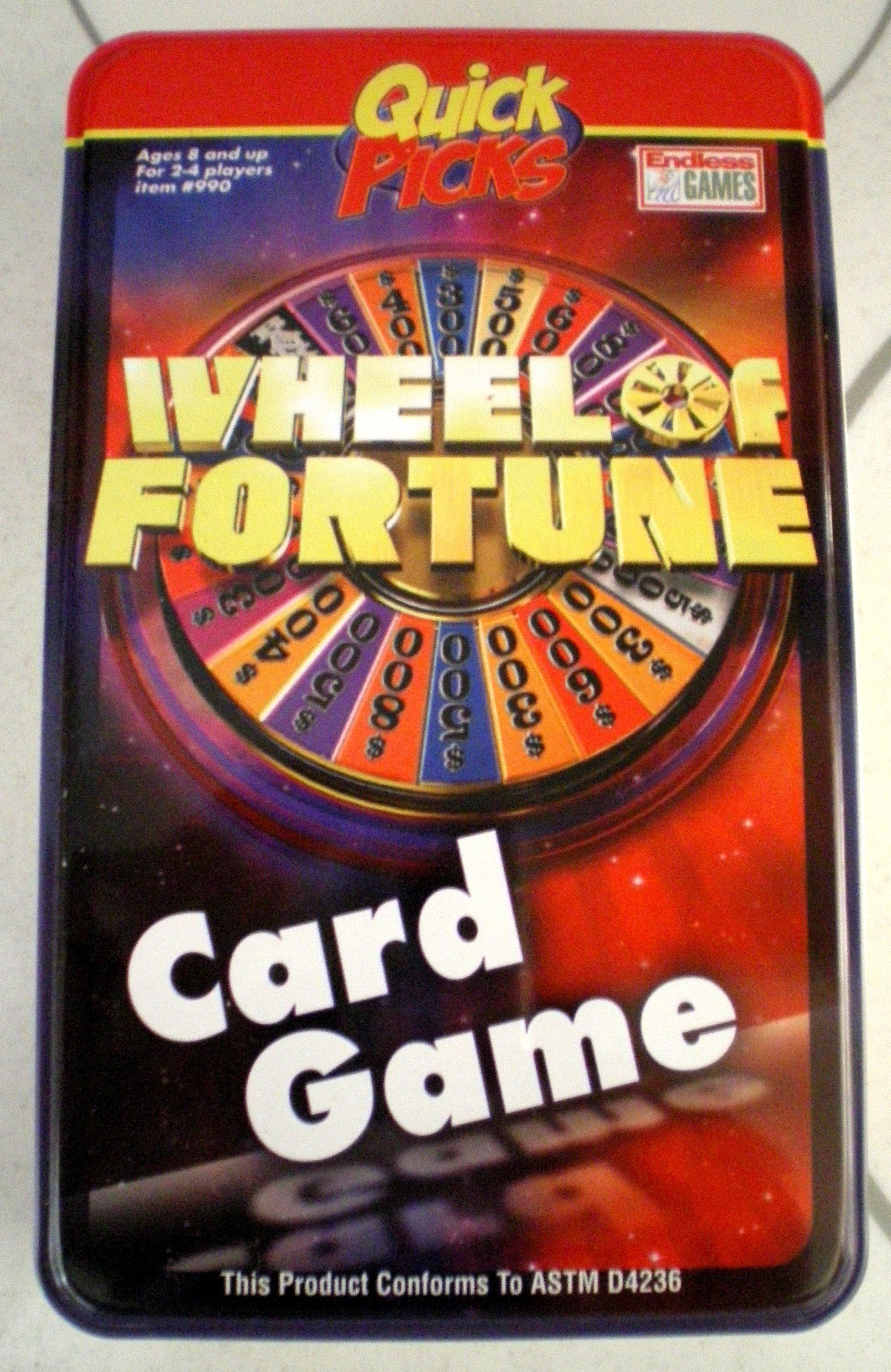 Wheel Of Fortune Card Game box art