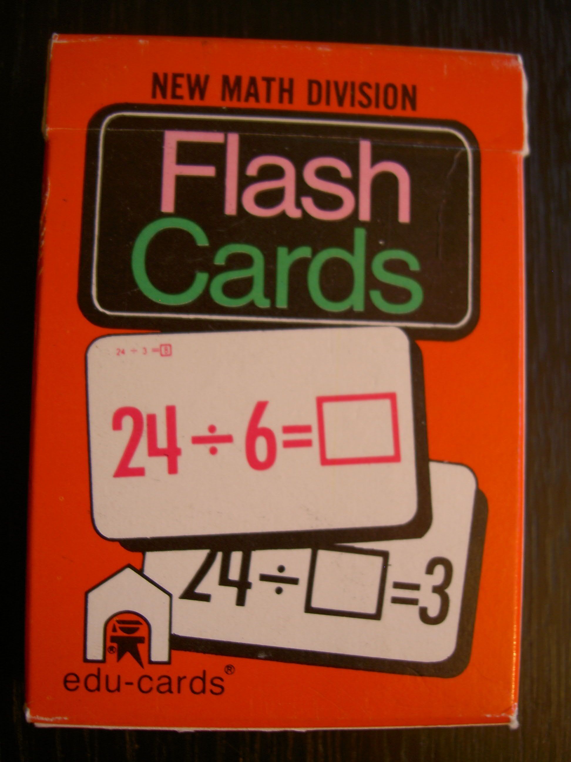 Division Flash Cards box art