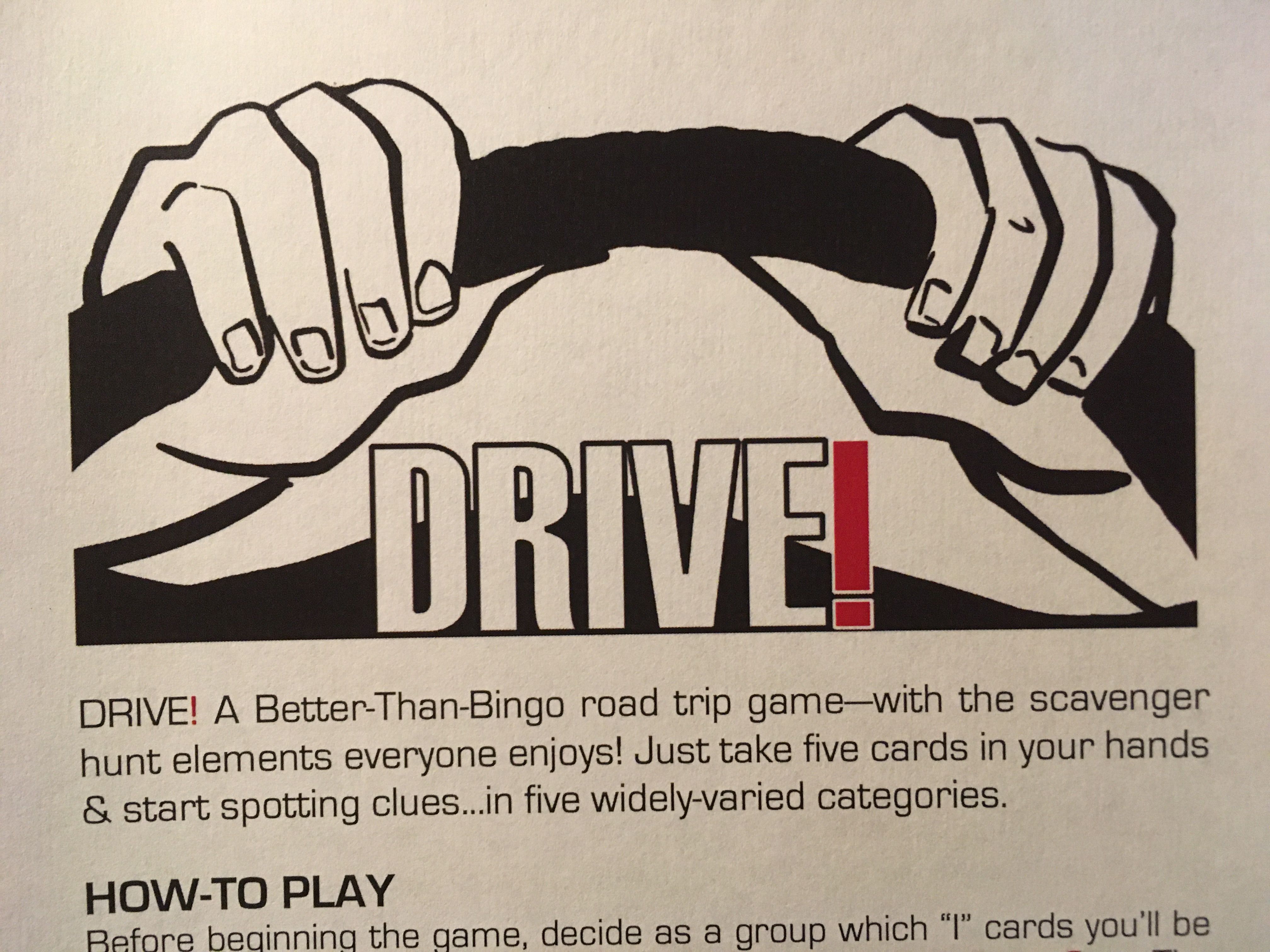 Drive! A Travel, Road Trip Game box art