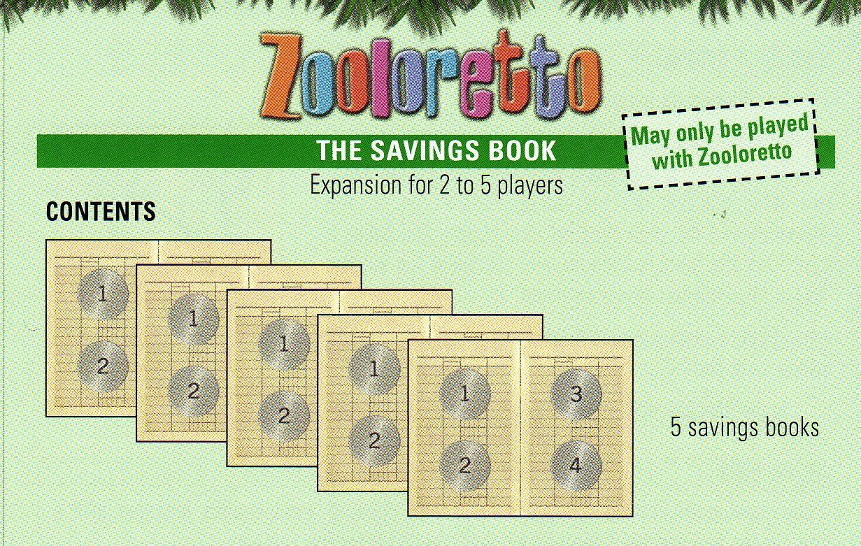 Zooloretto: The Savings Book box art