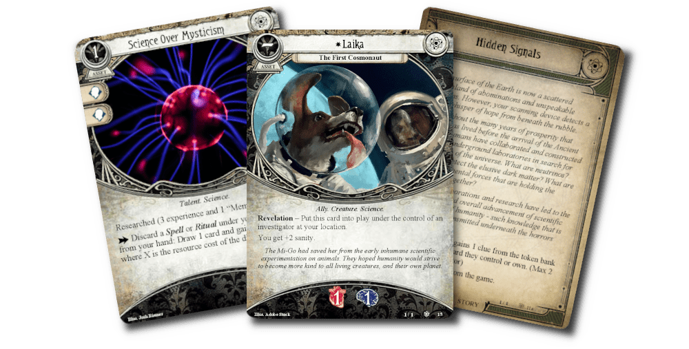 Dark Matter (fan expansion for Arkham Horror Card Game): Science Expansion doboz