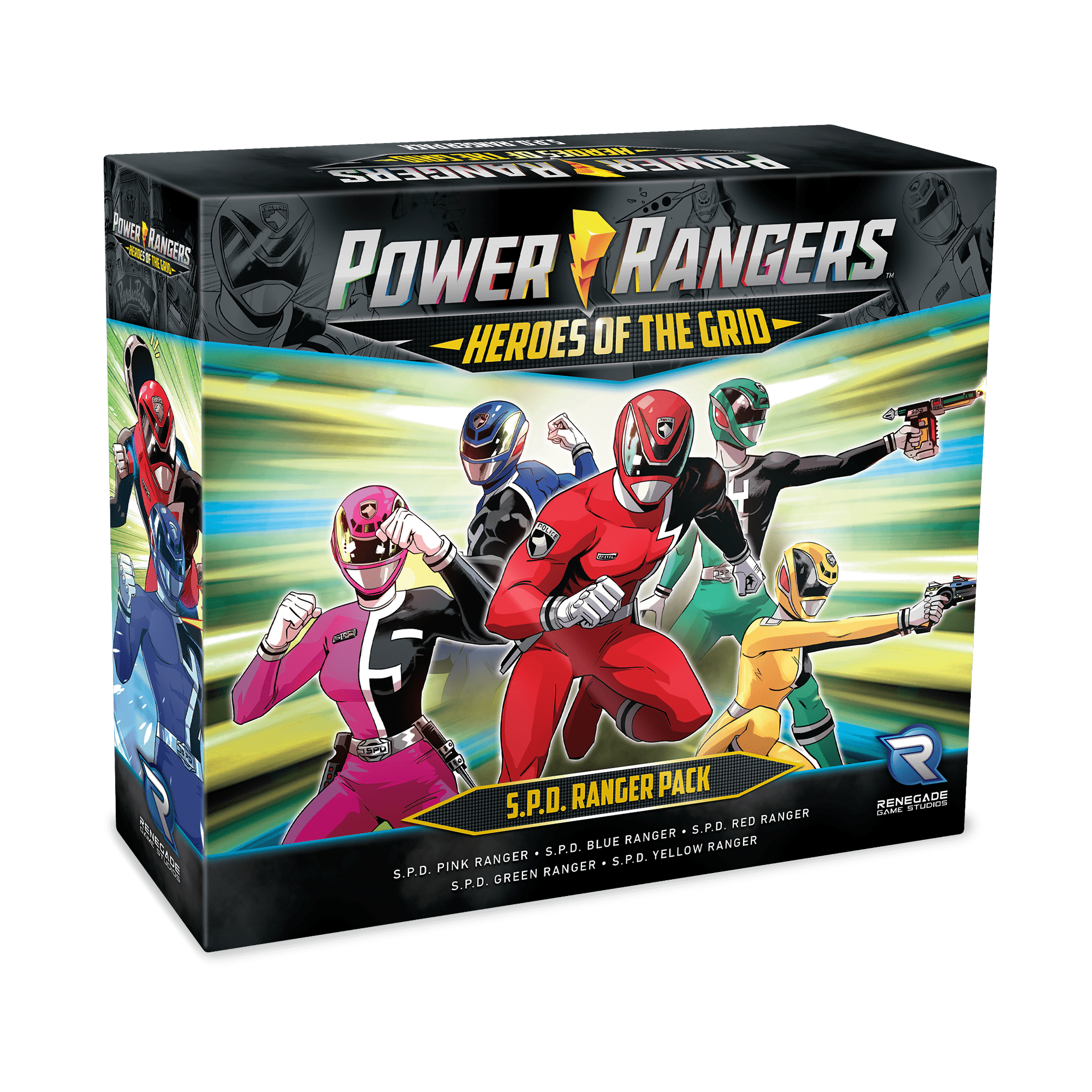 Power Rangers: Heroes of the Grid – S.P.D. Ranger Pack box art