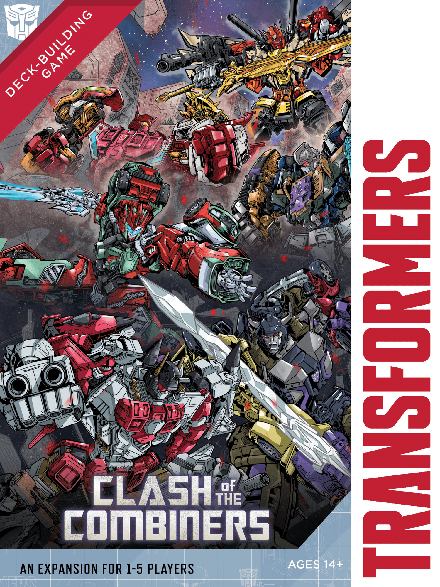 Coperta Transformers Deck-Building Game: Clash of the Combiners