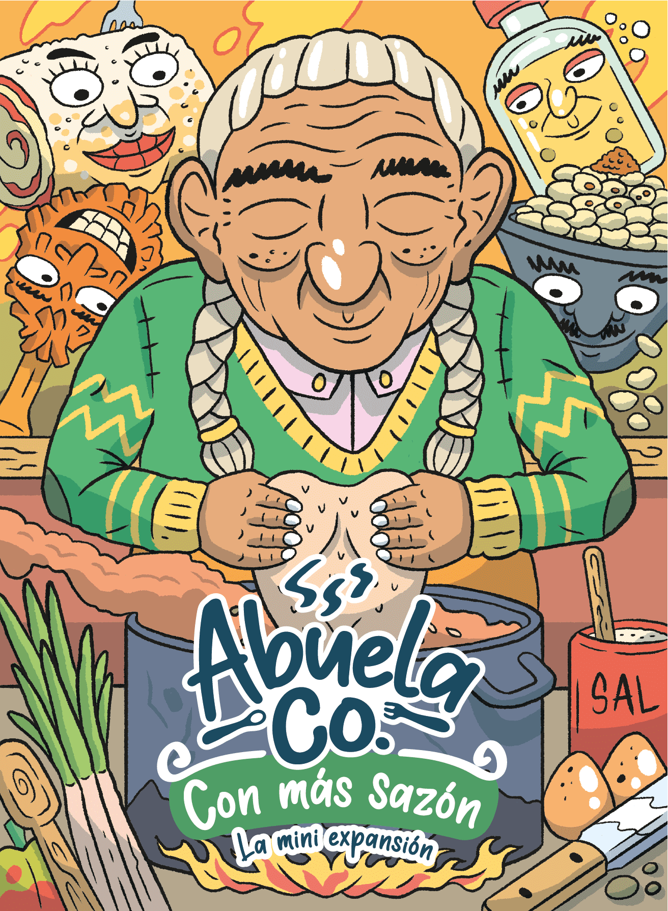 Abuela Co: con más Sazón box art