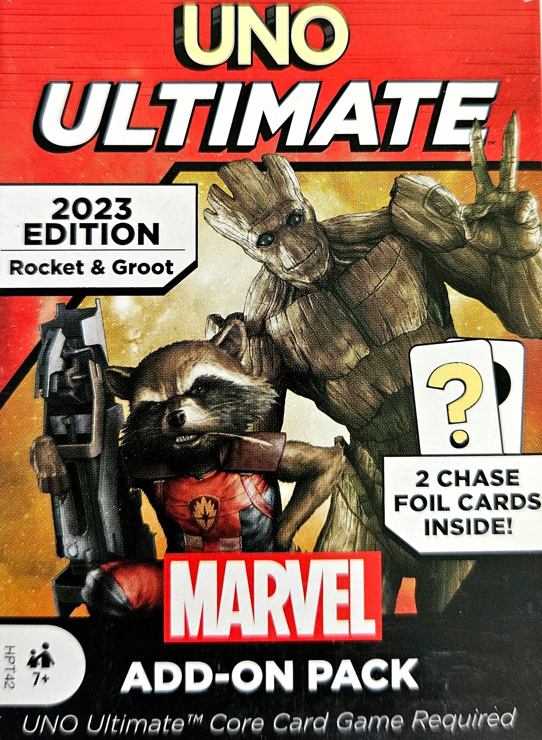 UNO Ultimate: Add-on Pack – Rocket & Groot box art