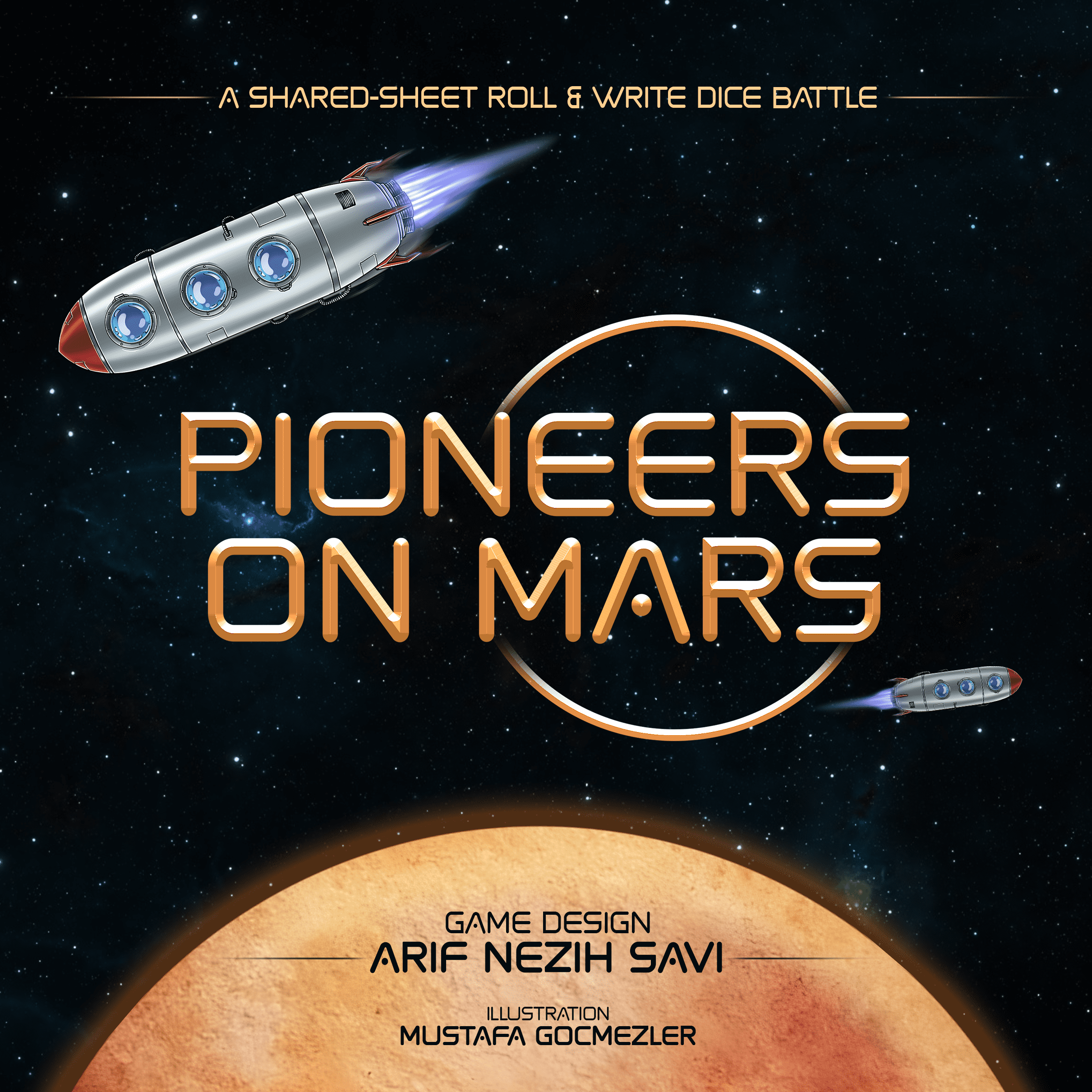 Pioneers on Mars box art