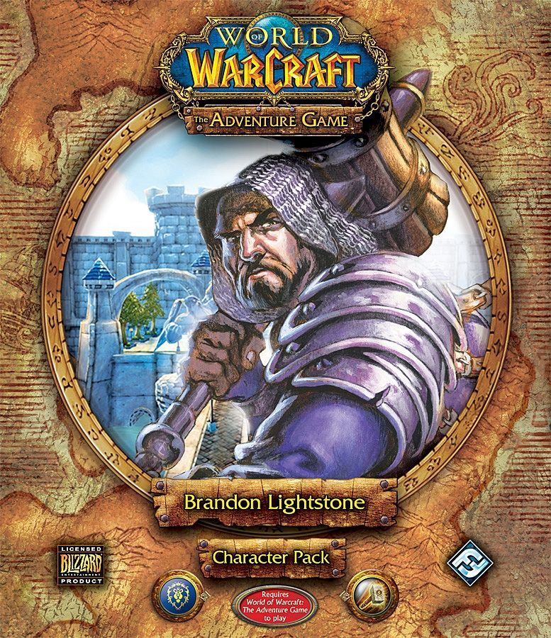World of Warcraft: The Adventure Game – Brandon Lightstone Character Pack doboz