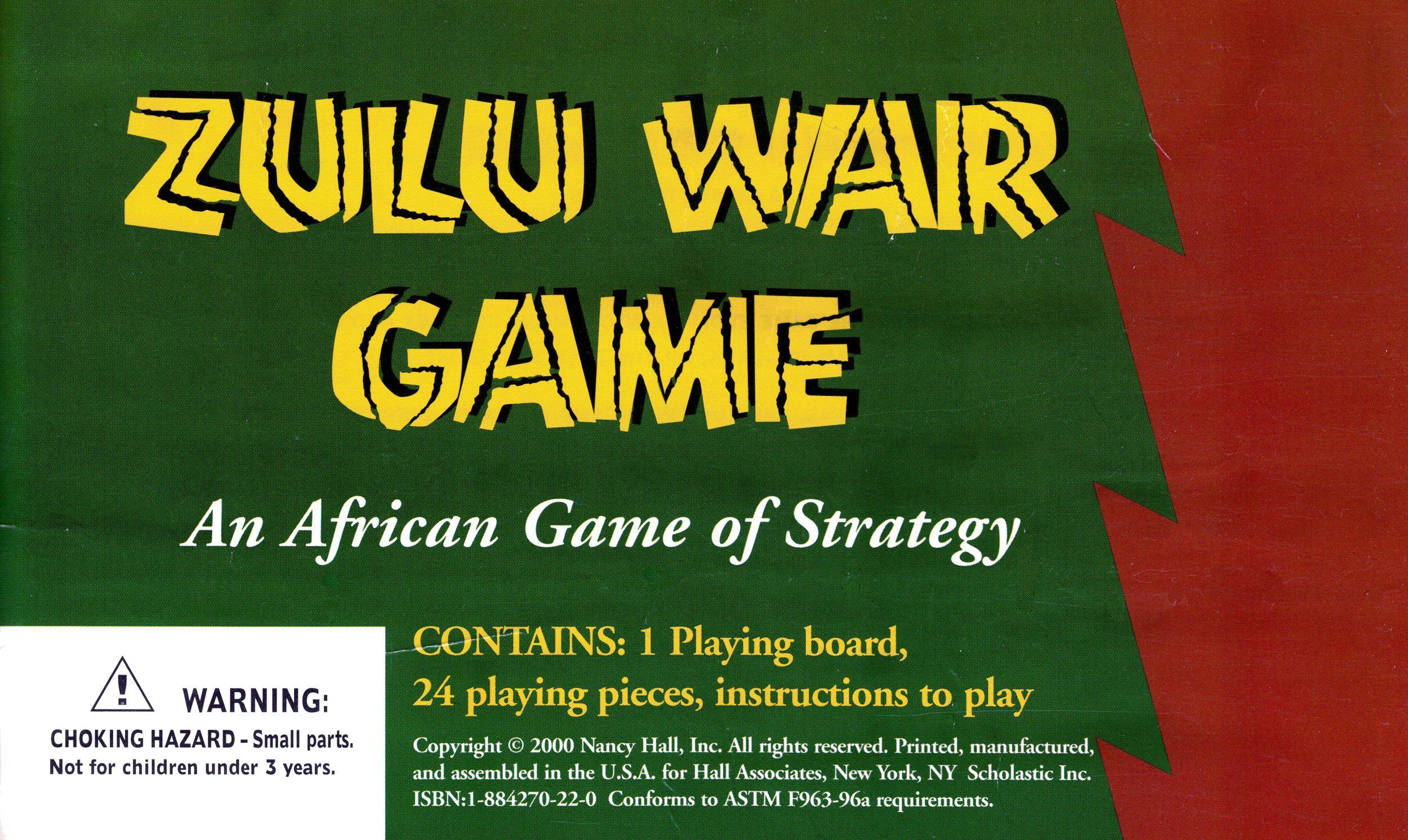 Coperta Zulu War Game